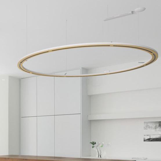 luolight circle white narural bamboo