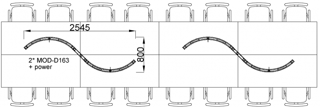 LUOlight Big S-shape