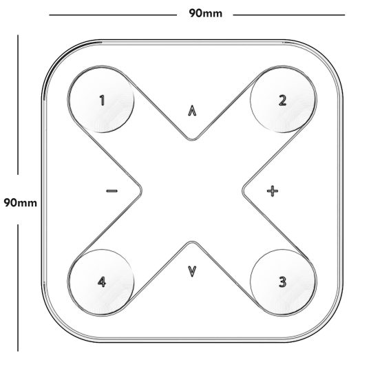 LUOlight X-press wall switch